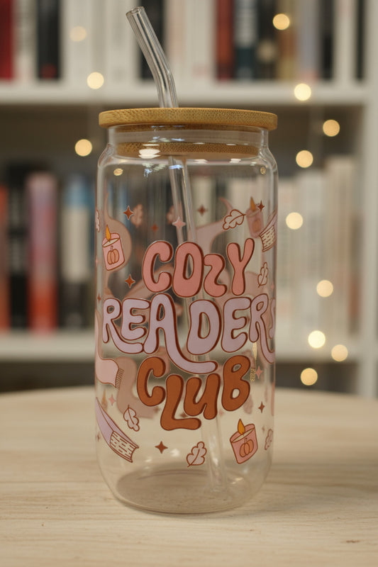 Trinkglas - "Cozy Readers Club"
