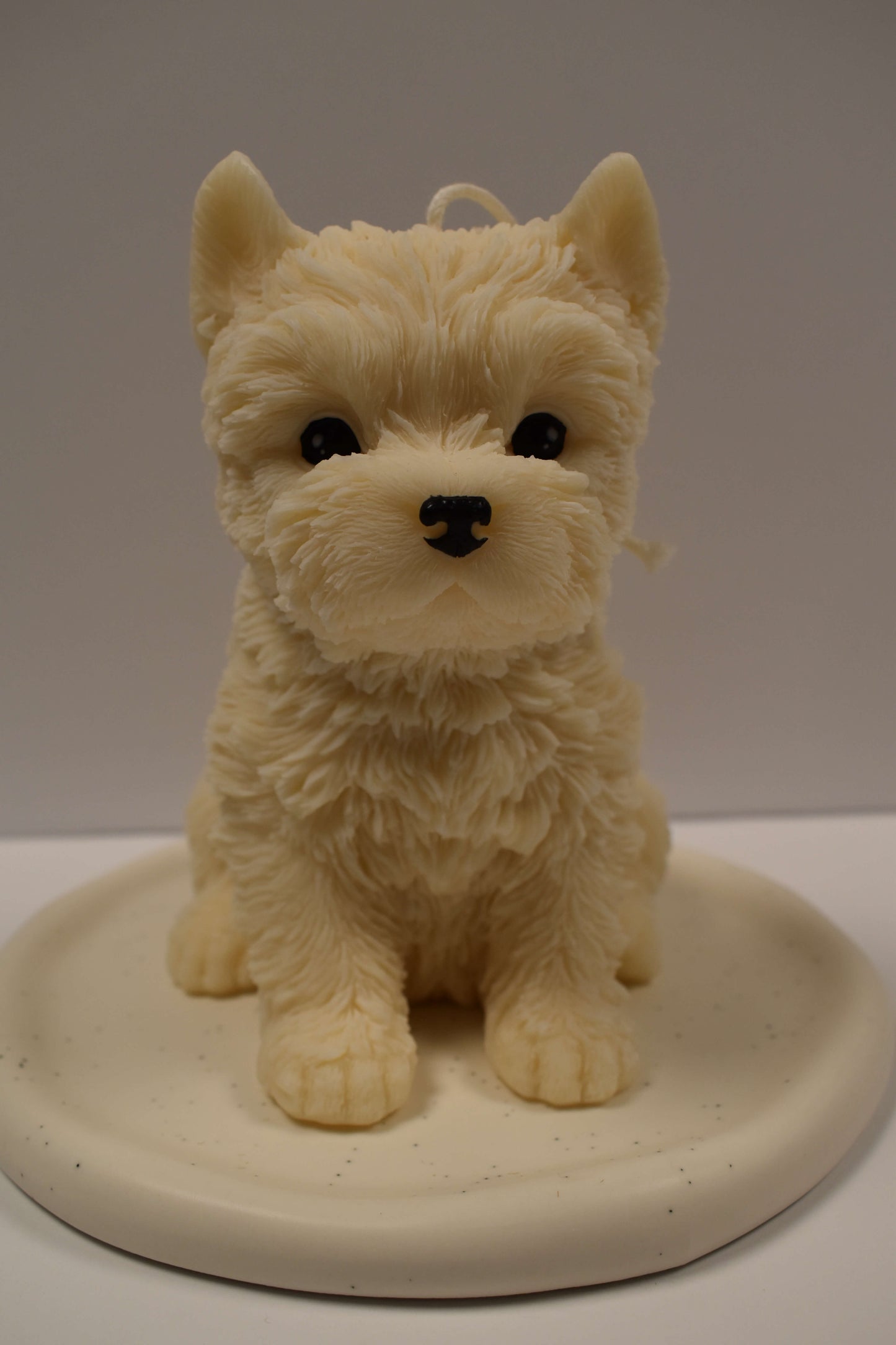 Rapeseed wax candle "Puppy Love XL" - Westie