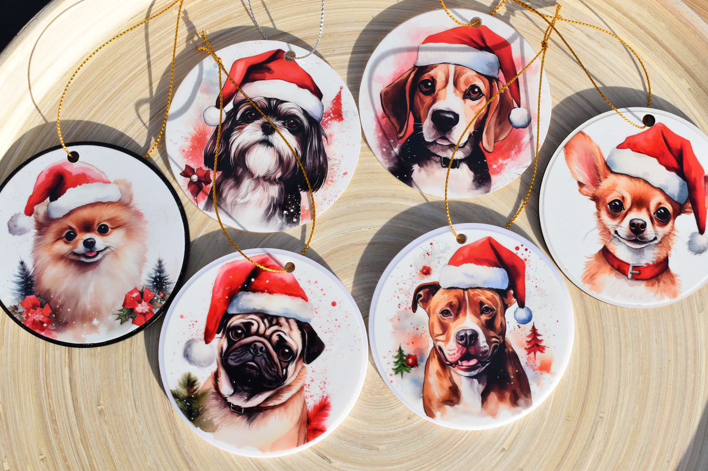 Acryl-Ornament - Merry Paws