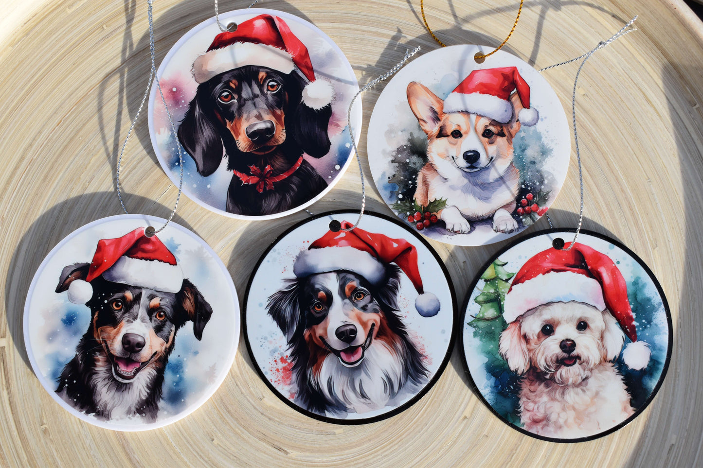 Acryl-Ornament - Merry Paws