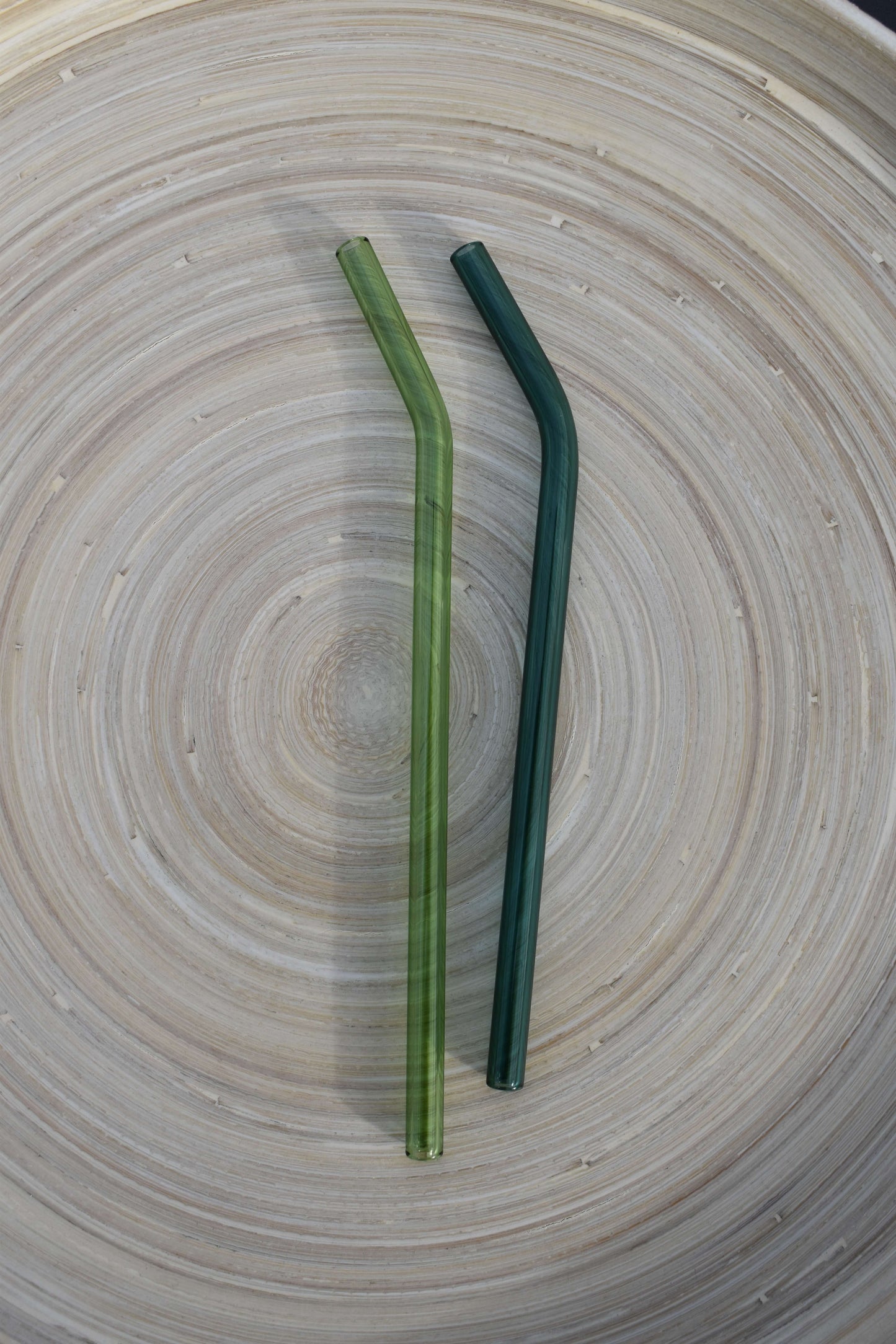 Glasstrohhalm gebogen - in 11 Farben