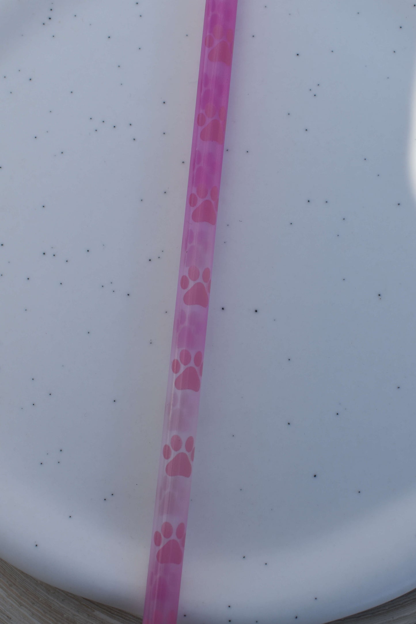 Wiederverwendbare Plastikstrohhalme - Pawfect Pink