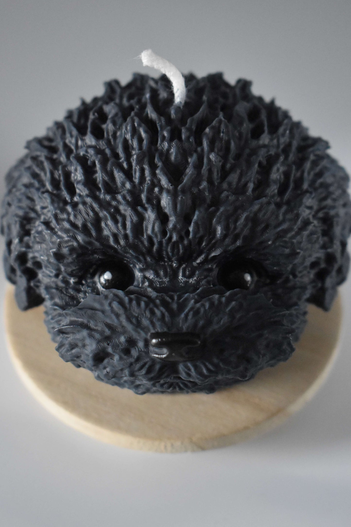 Rapeseed wax candle "Puppy Glow" - Poodle Edition