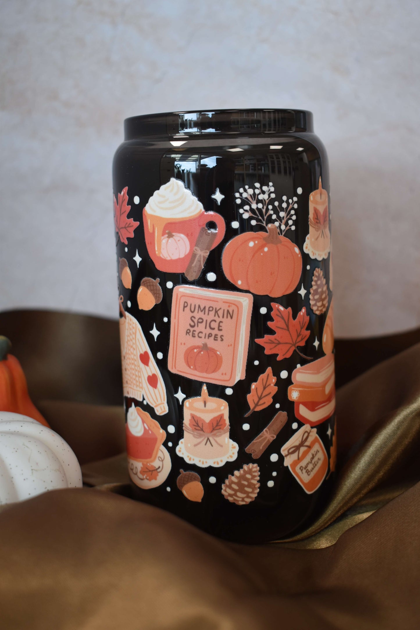 Trinkglas Solid - "Cinnamon Glow"