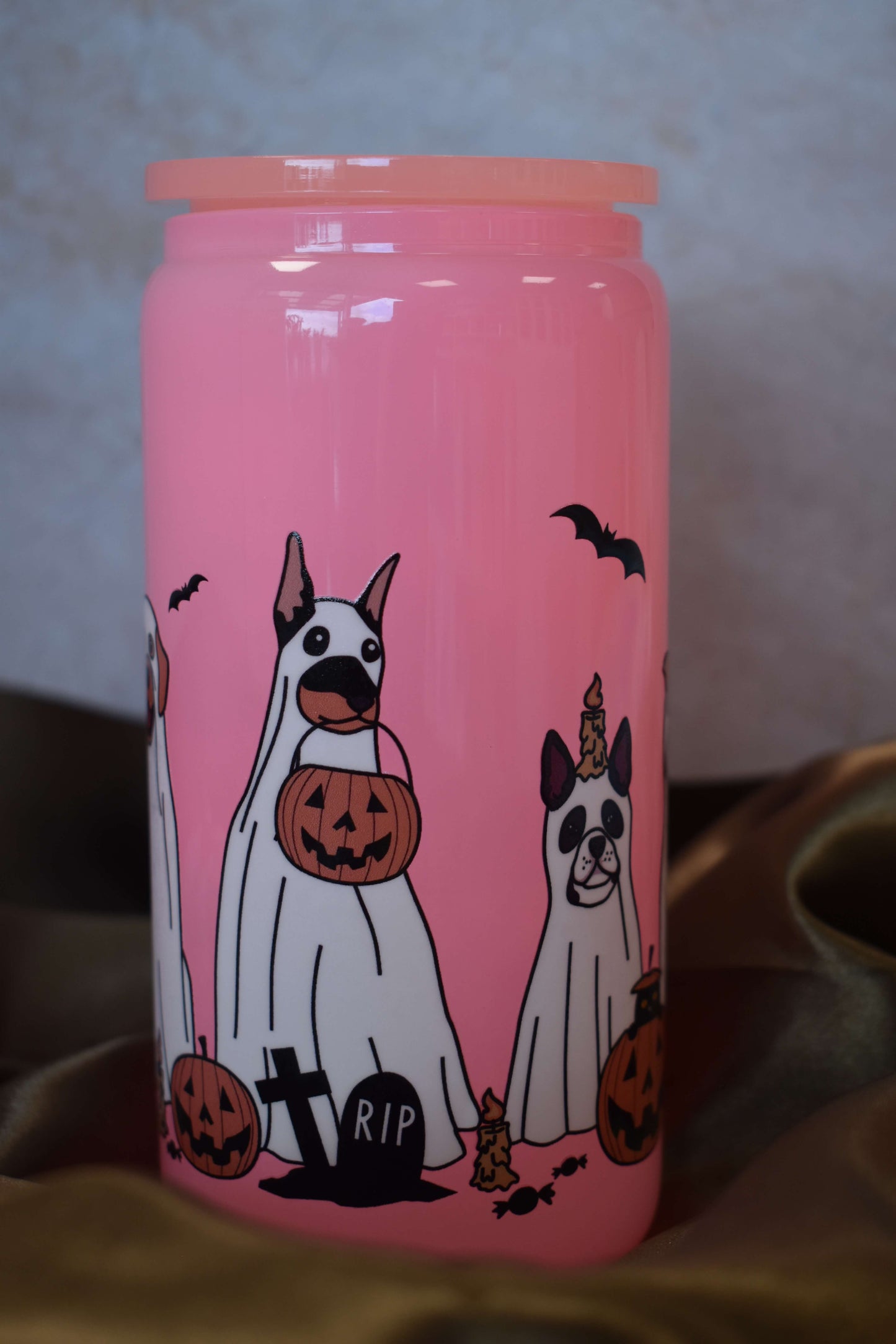 Trinkglas Solid - "Boo Woof"