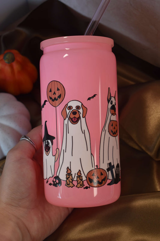 Trinkglas Solid - "Boo Woof"