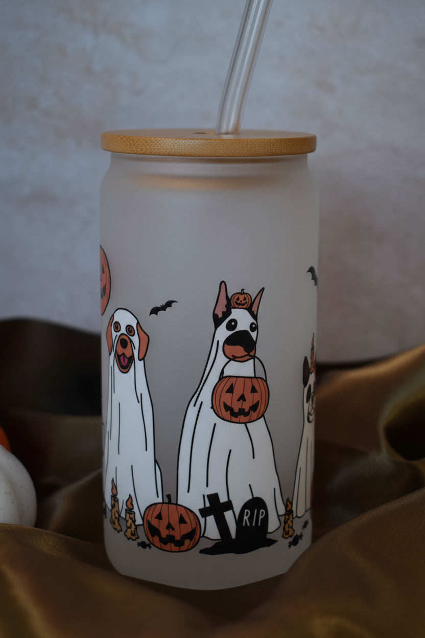 Trinkglas Solid - "Boo Woof"