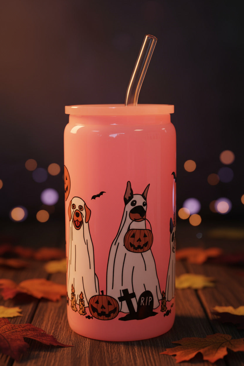 Trinkglas Solid - "Boo Woof"