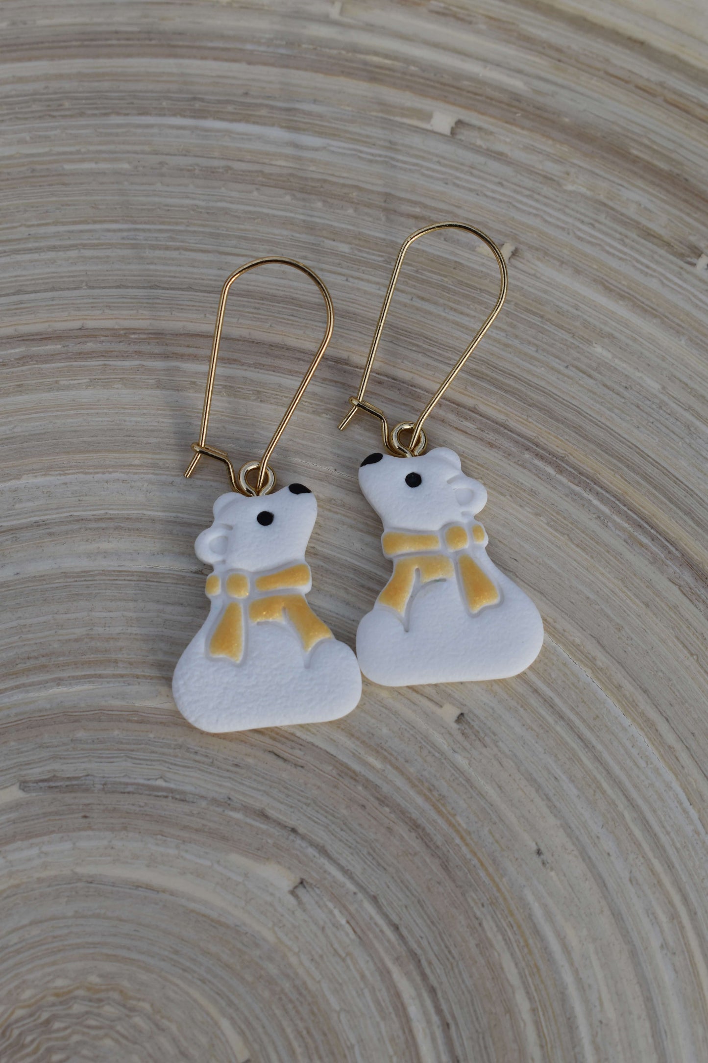Handgemachte Ohrringe - Winter Bears