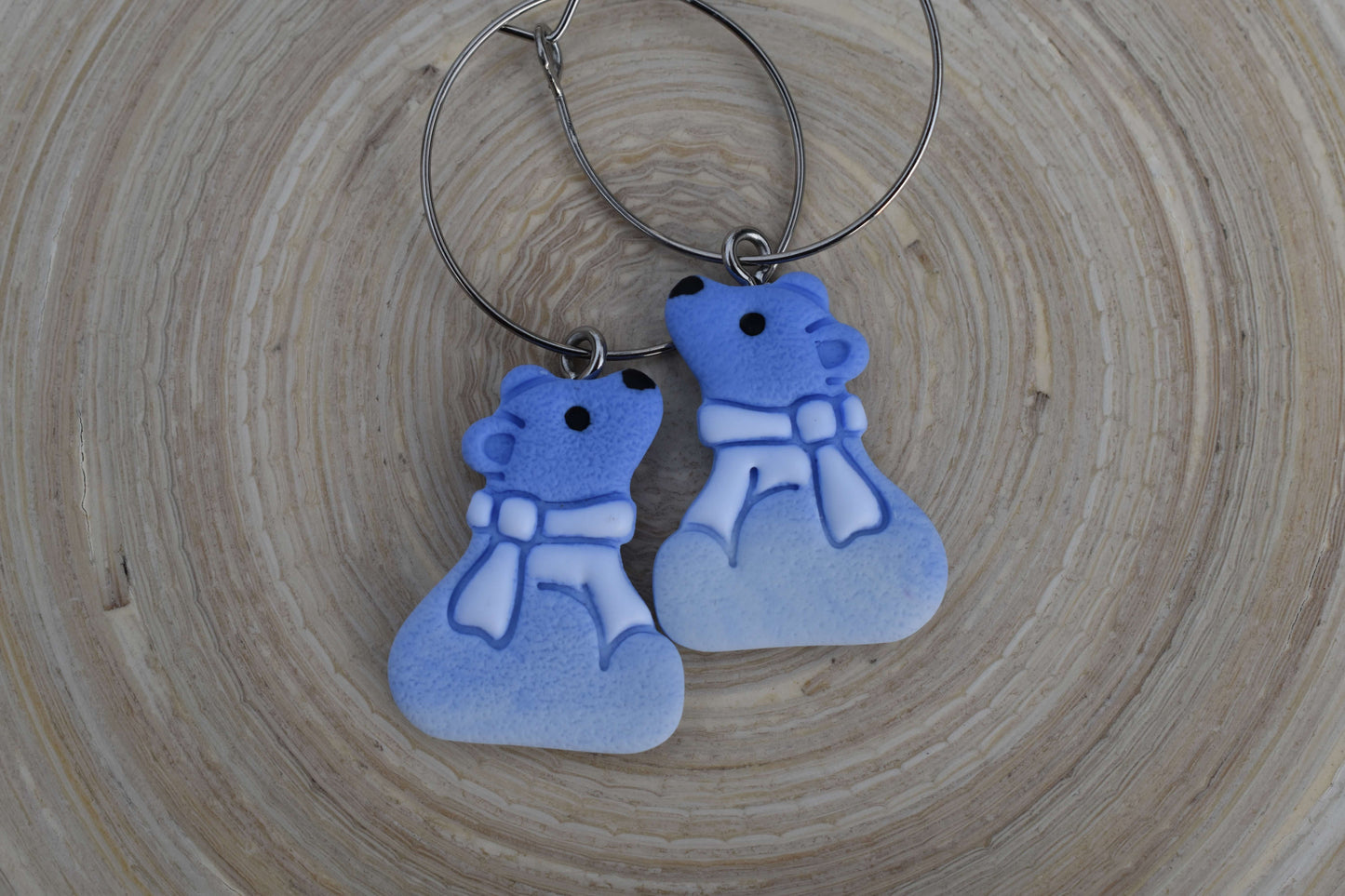 Handgemachte Ohrringe - Winter Bears