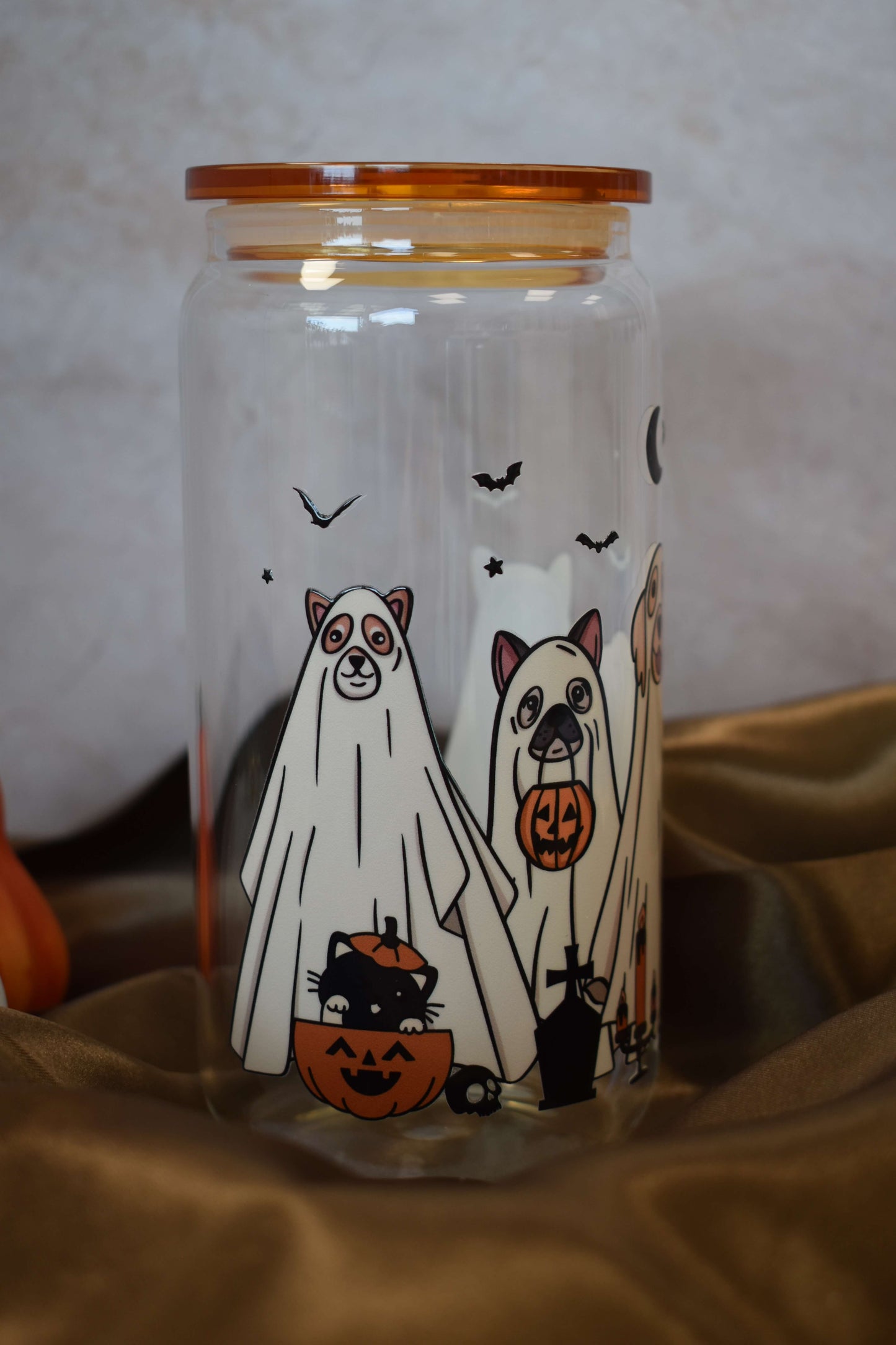 Trinkglas - "Ghostly Paws"