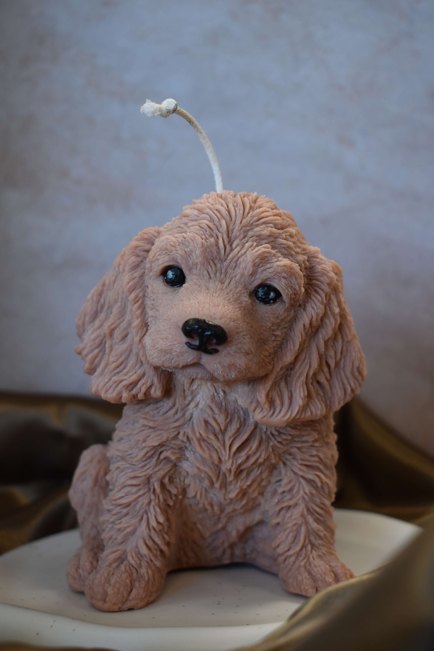 Rapeseed wax candle "Puppy Love XL" - Cocker Spaniel