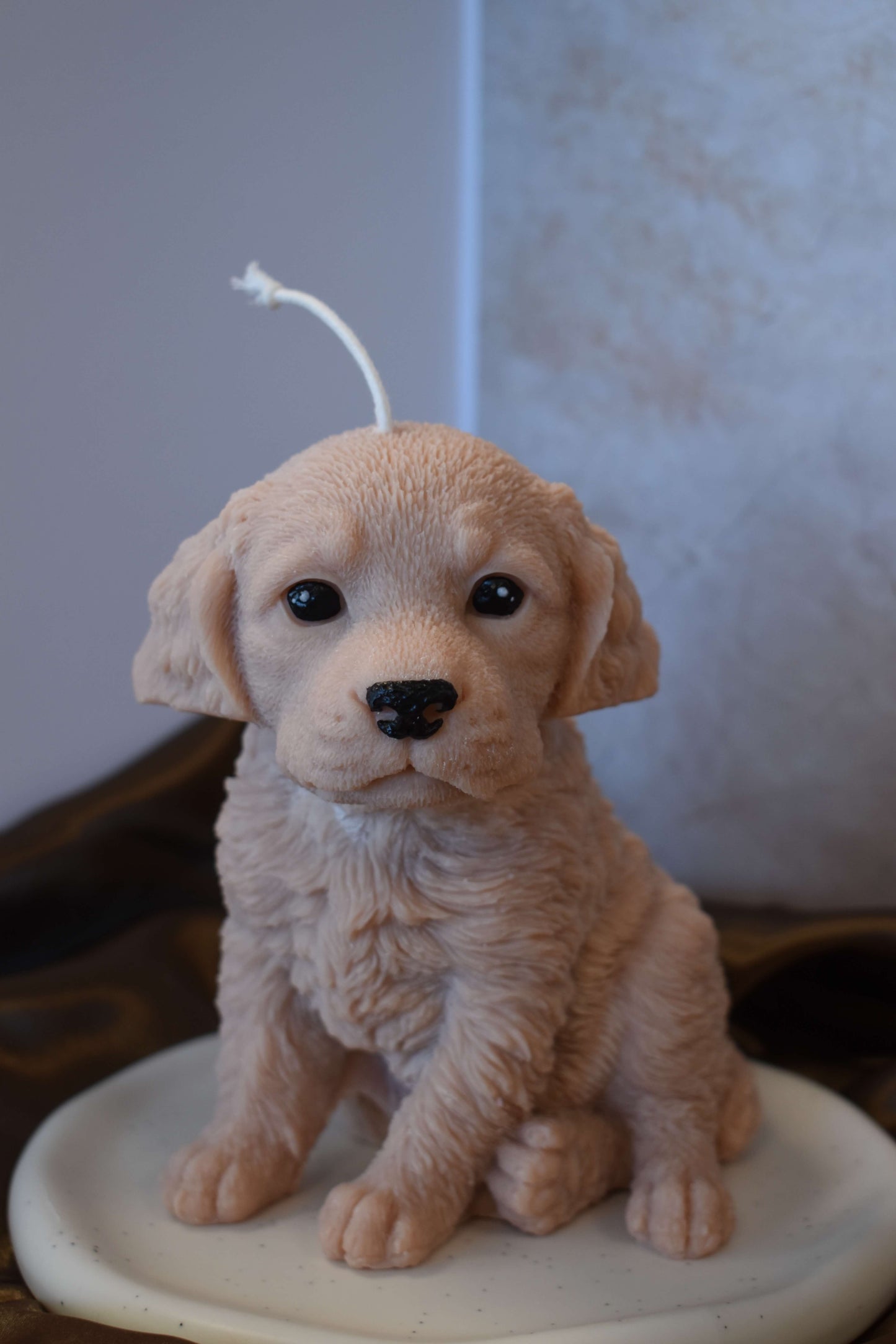 Rapeseed wax candle "Puppy Love XL" - Retriever