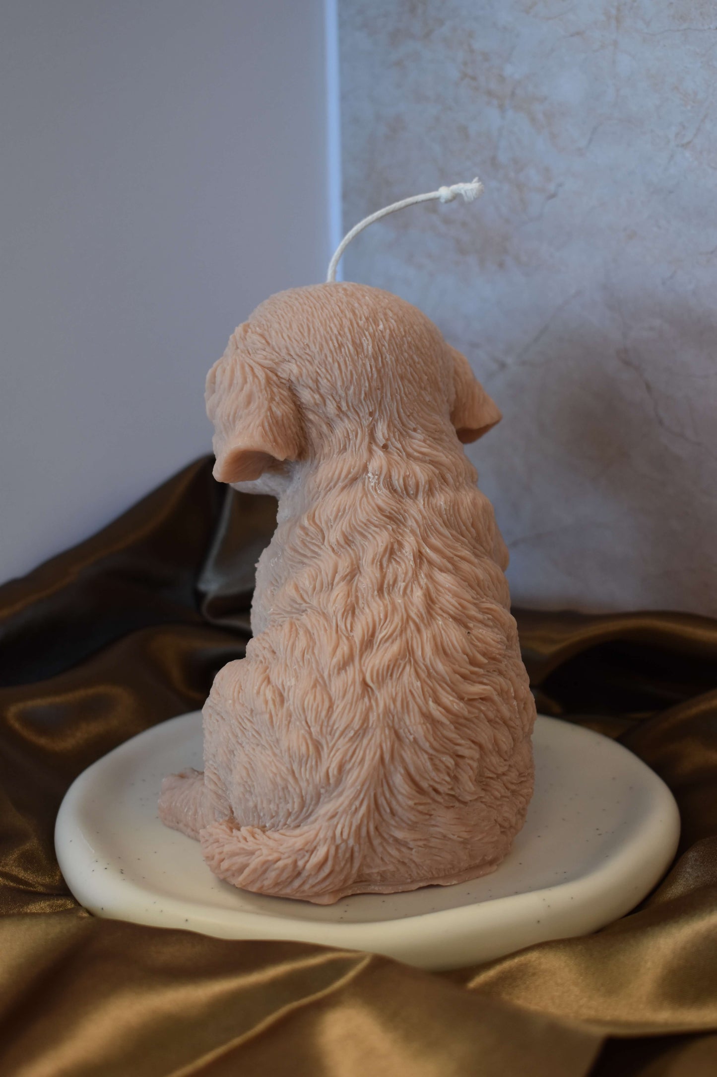 Rapeseed wax candle "Puppy Love XL" - Retriever