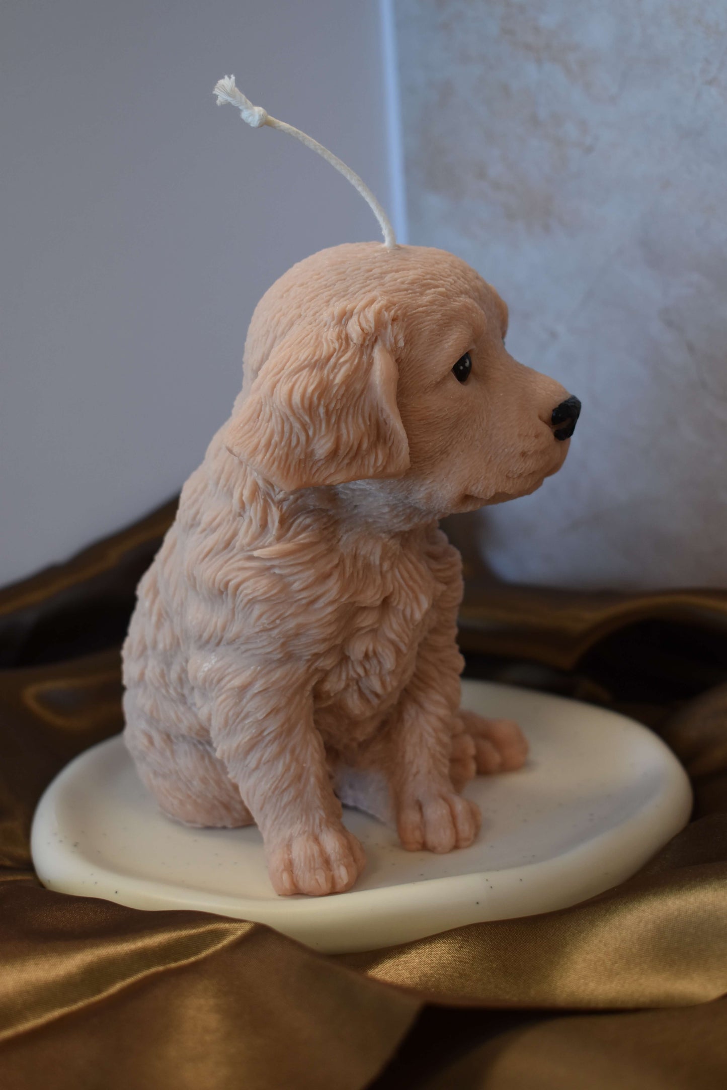 Rapeseed wax candle "Puppy Love XL" - Retriever
