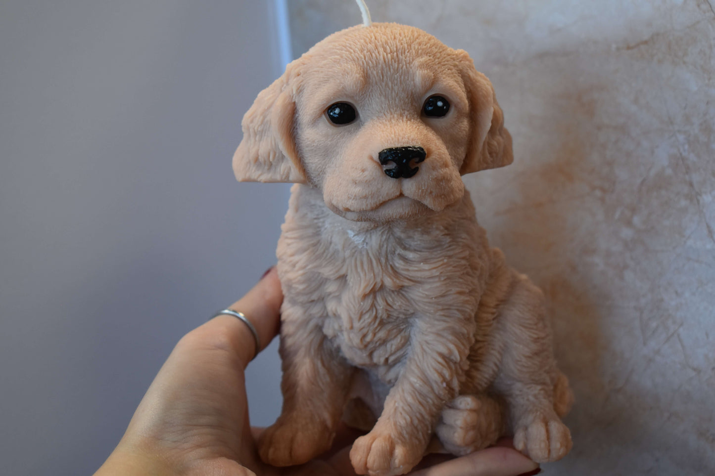Rapeseed wax candle "Puppy Love XL" - Retriever