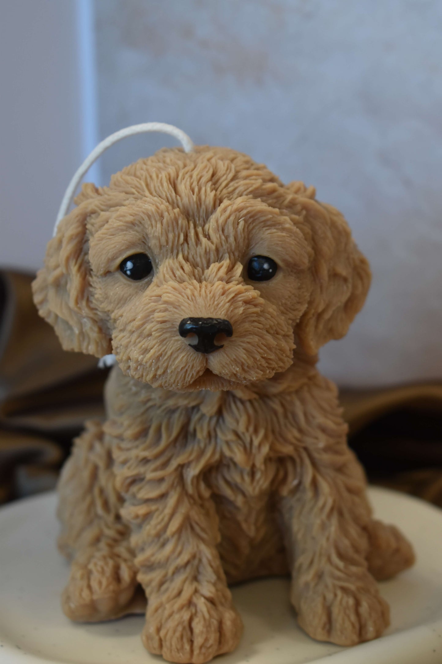 Rapeseed wax candle "Puppy Love XL" - Cockapoo