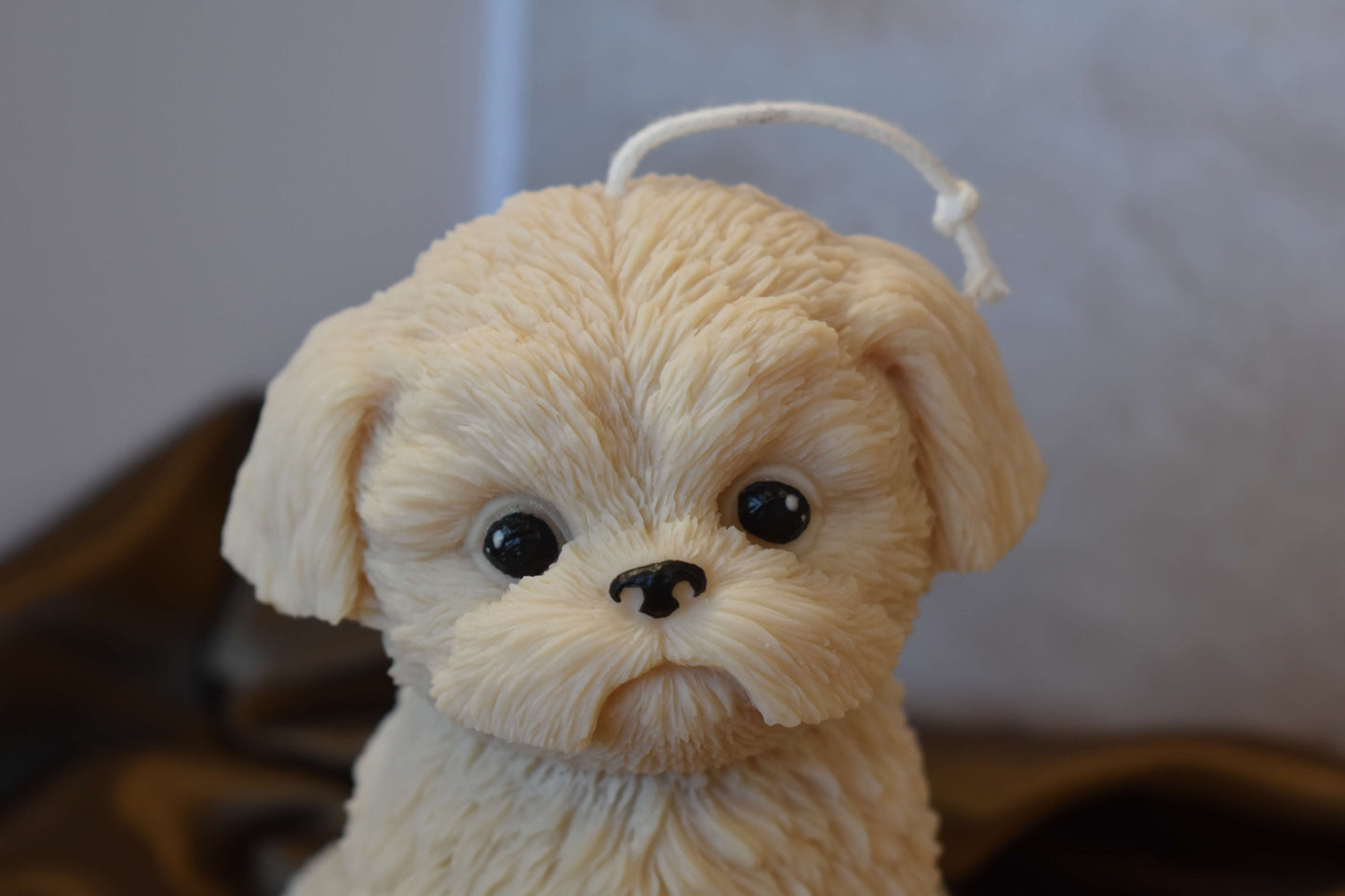 Rapeseed wax candle "Puppy Love XL" - Shih Tzu