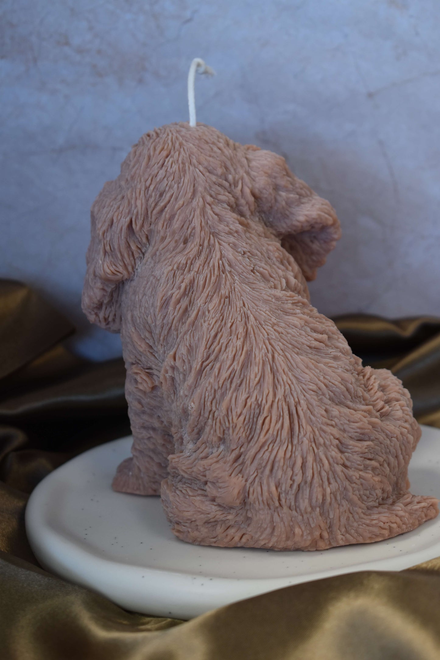 Rapeseed wax candle "Puppy Love XL" - Cocker Spaniel