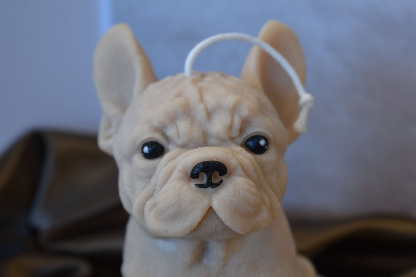 Rapeseed wax candle "Puppy Love XL" - Frenchie