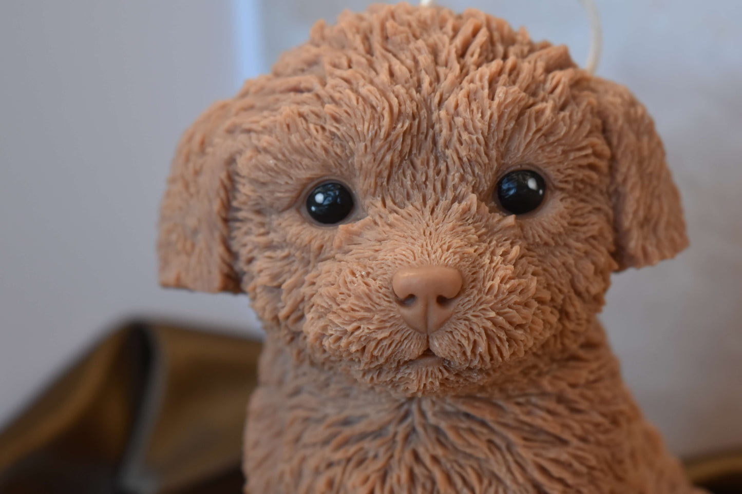 Rapswachskerze "Puppy Love XL" - Labradoodle