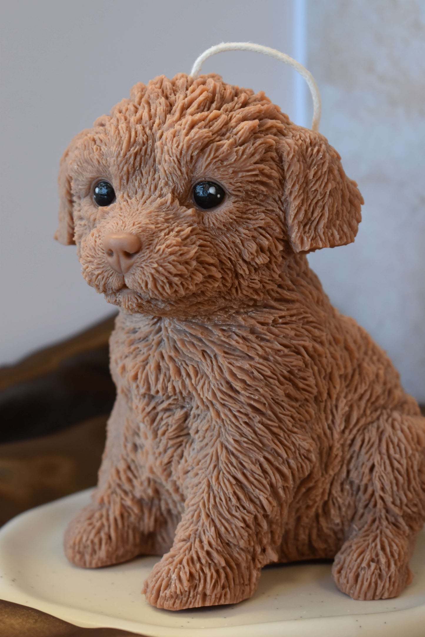 Rapswachskerze "Puppy Love XL" - Labradoodle