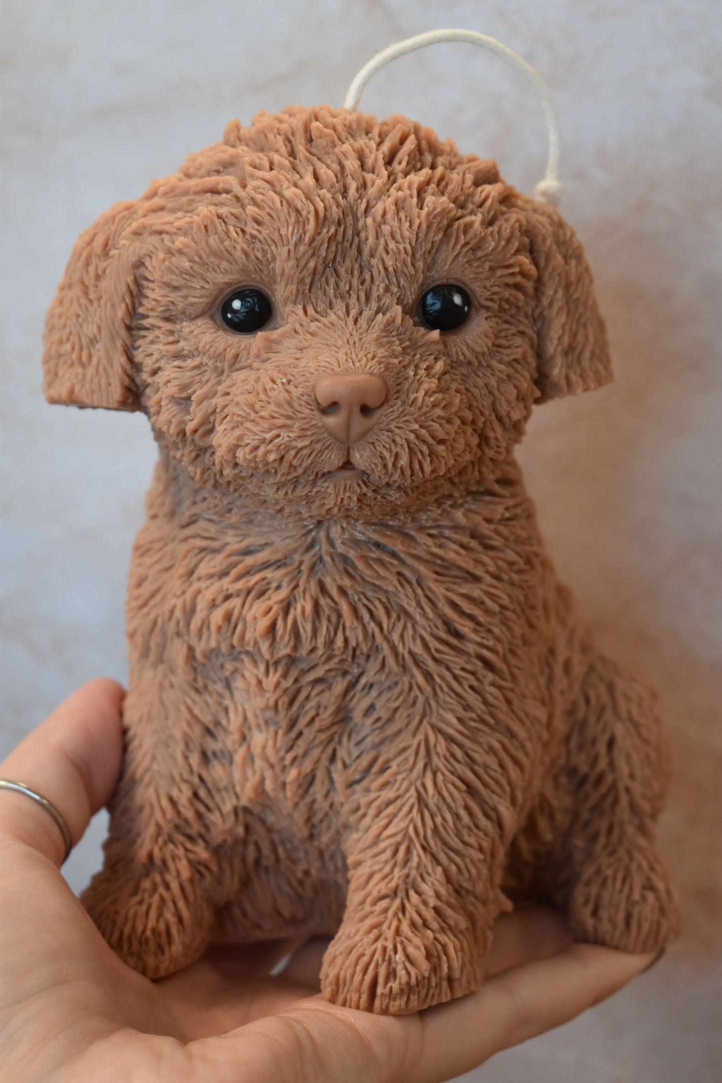 Rapswachskerze "Puppy Love XL" - Labradoodle