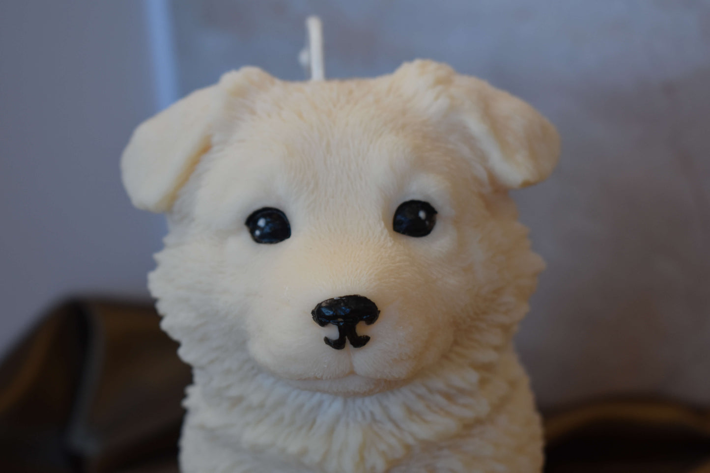 Rapeseed wax candle "Puppy Love XL" - German Shepherd