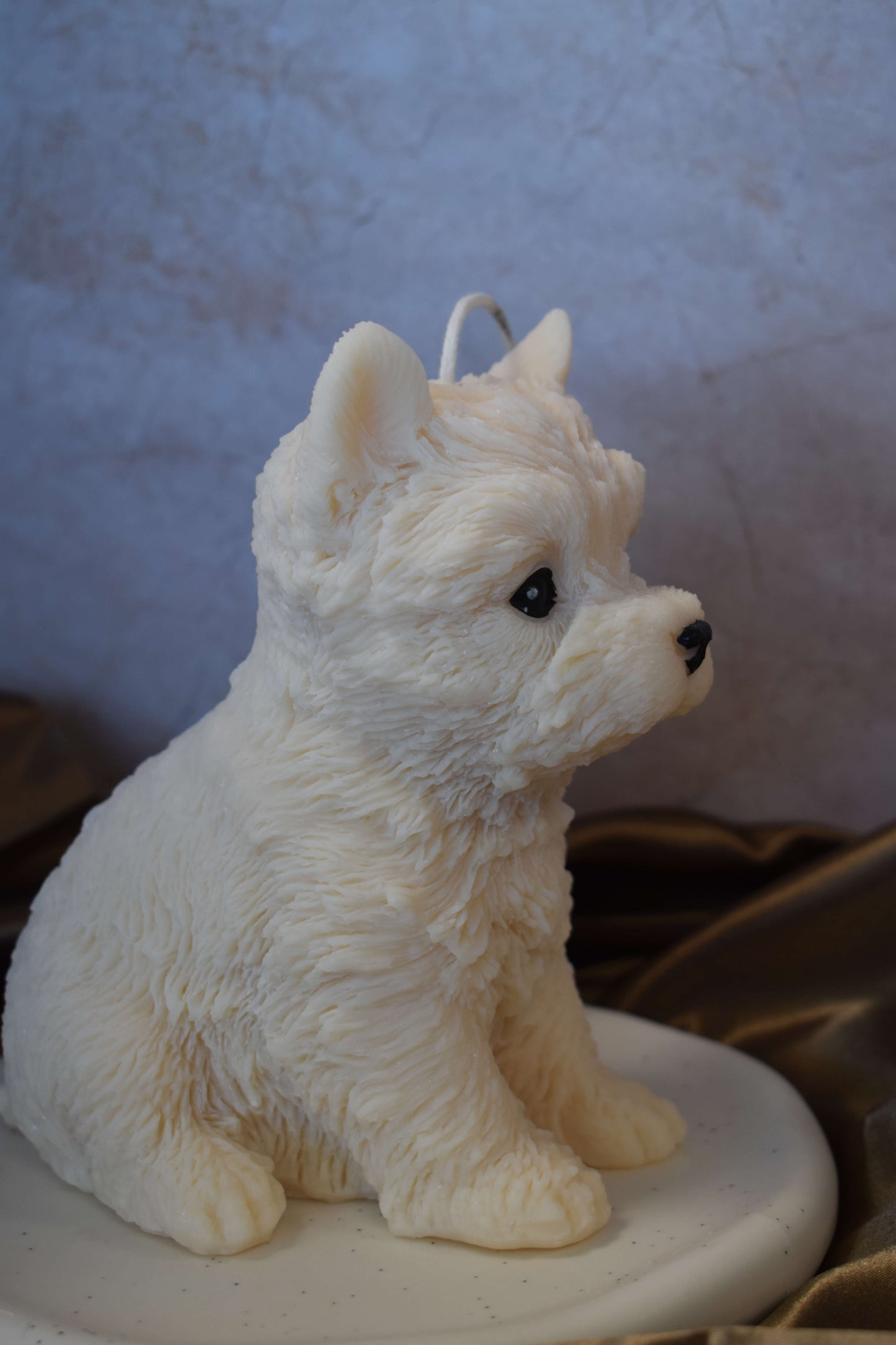 Rapeseed wax candle "Puppy Love XL" - Westie