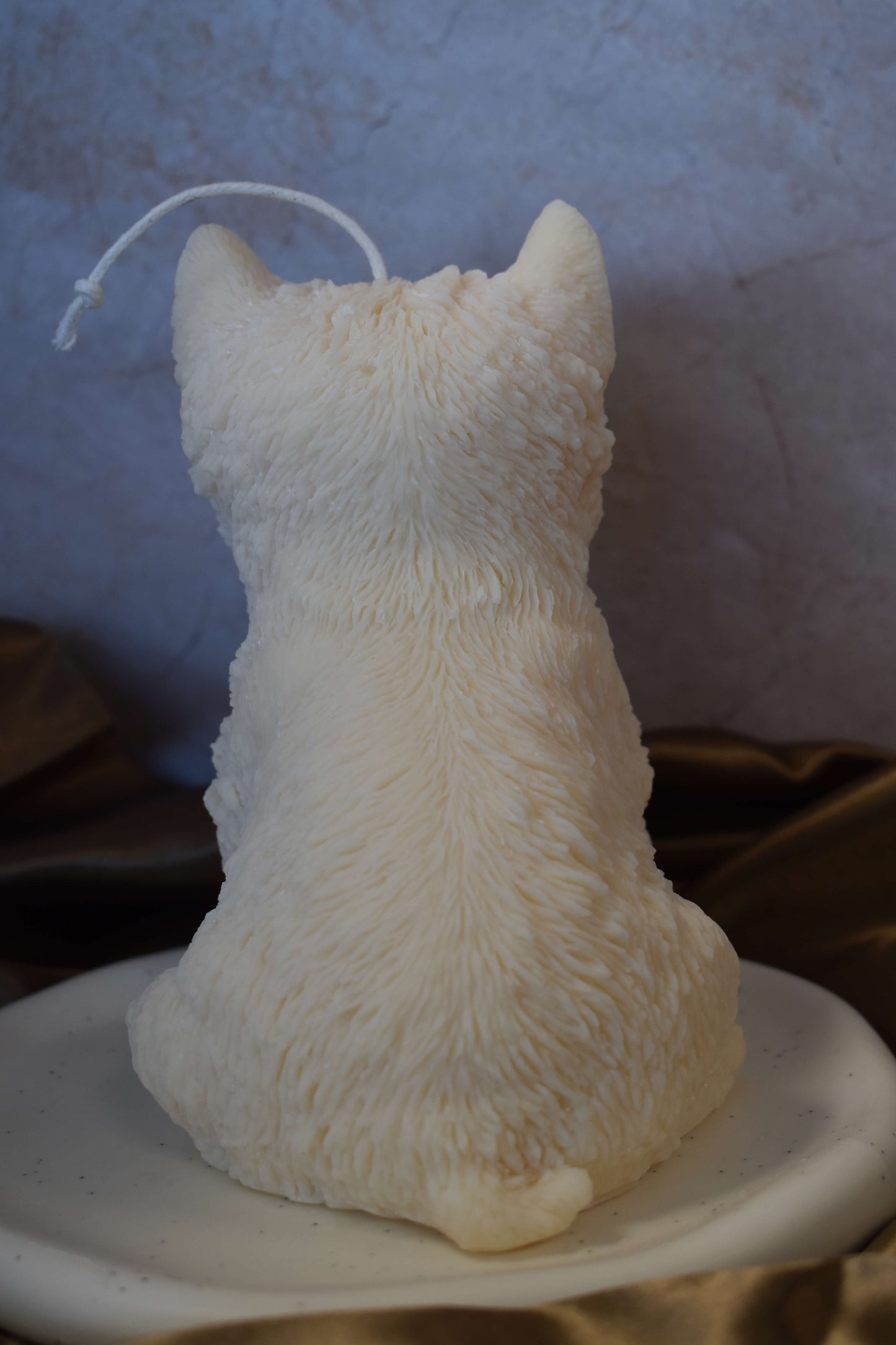 Rapeseed wax candle "Puppy Love XL" - Westie