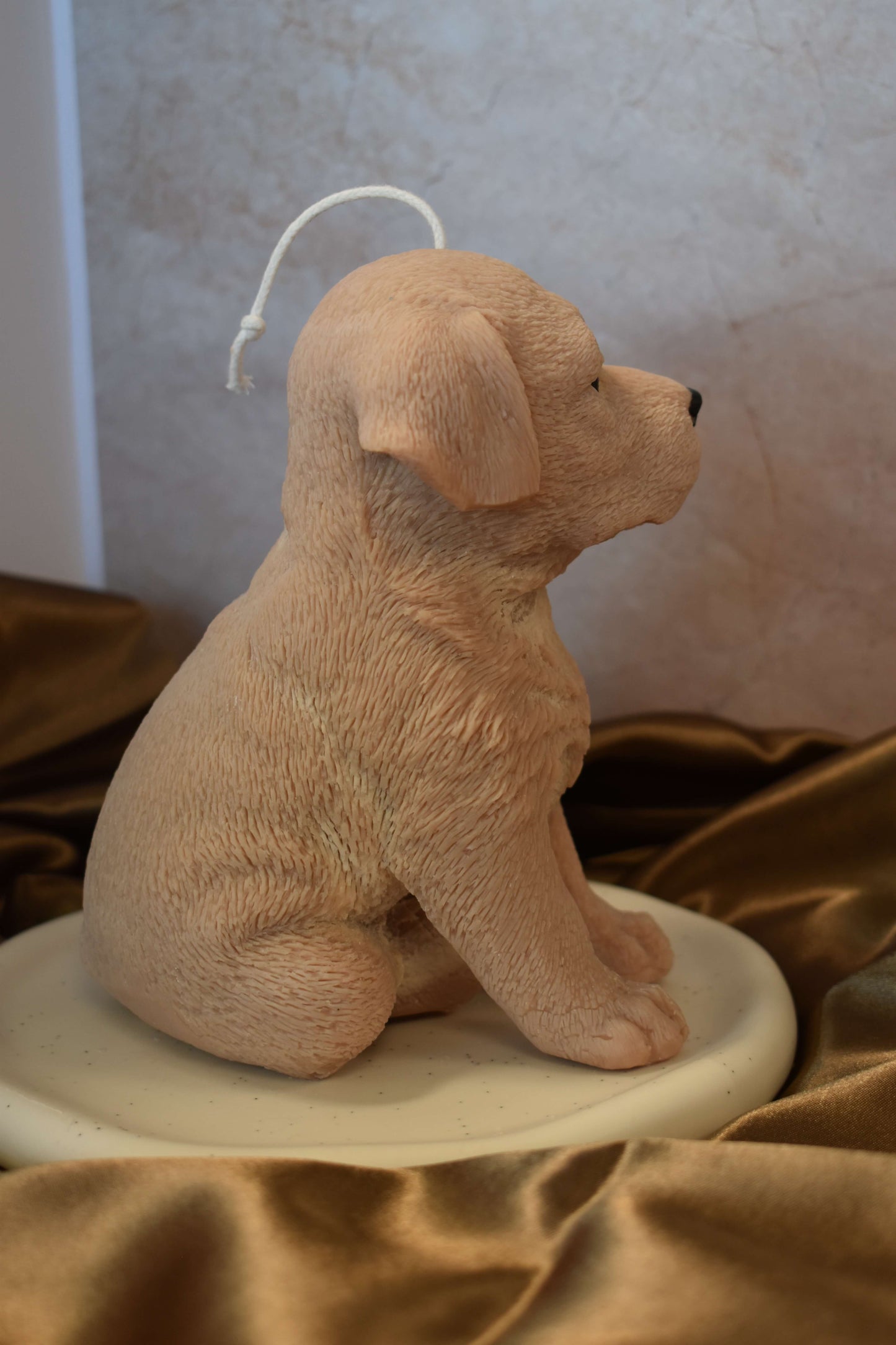 Rapeseed wax candle "Puppy Love XL" - Labrador
