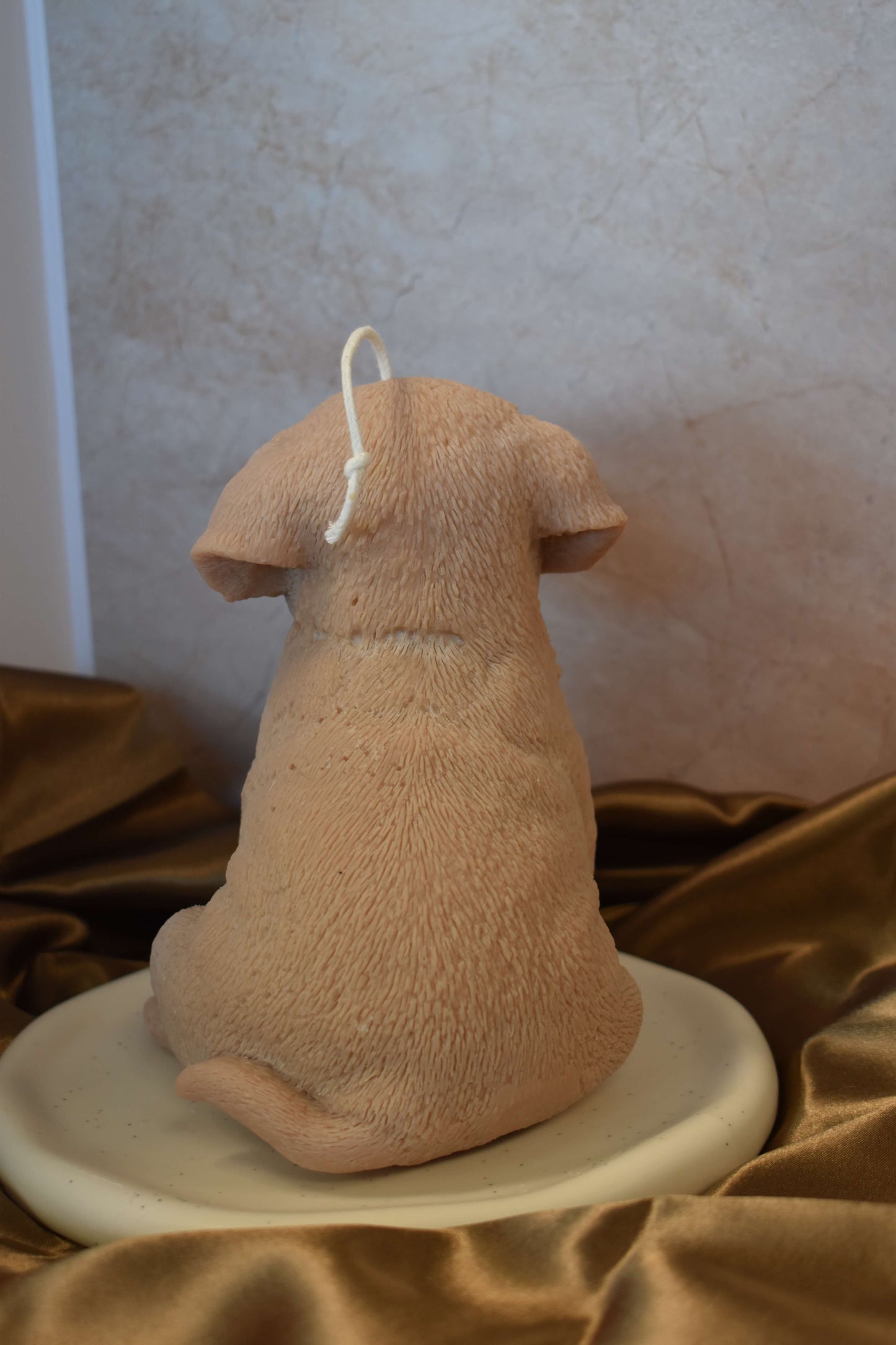 Rapeseed wax candle "Puppy Love XL" - Labrador