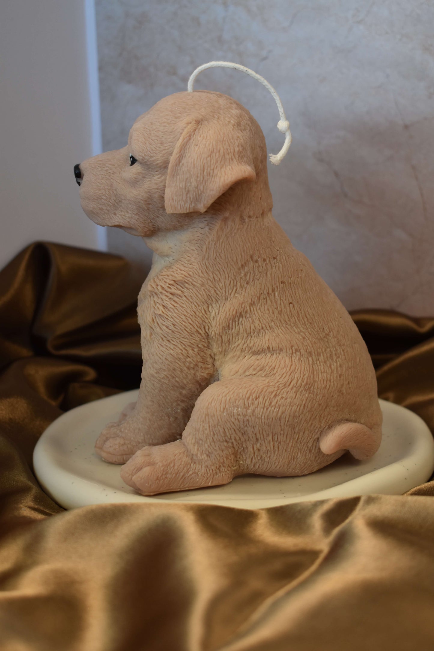 Rapeseed wax candle "Puppy Love XL" - Labrador
