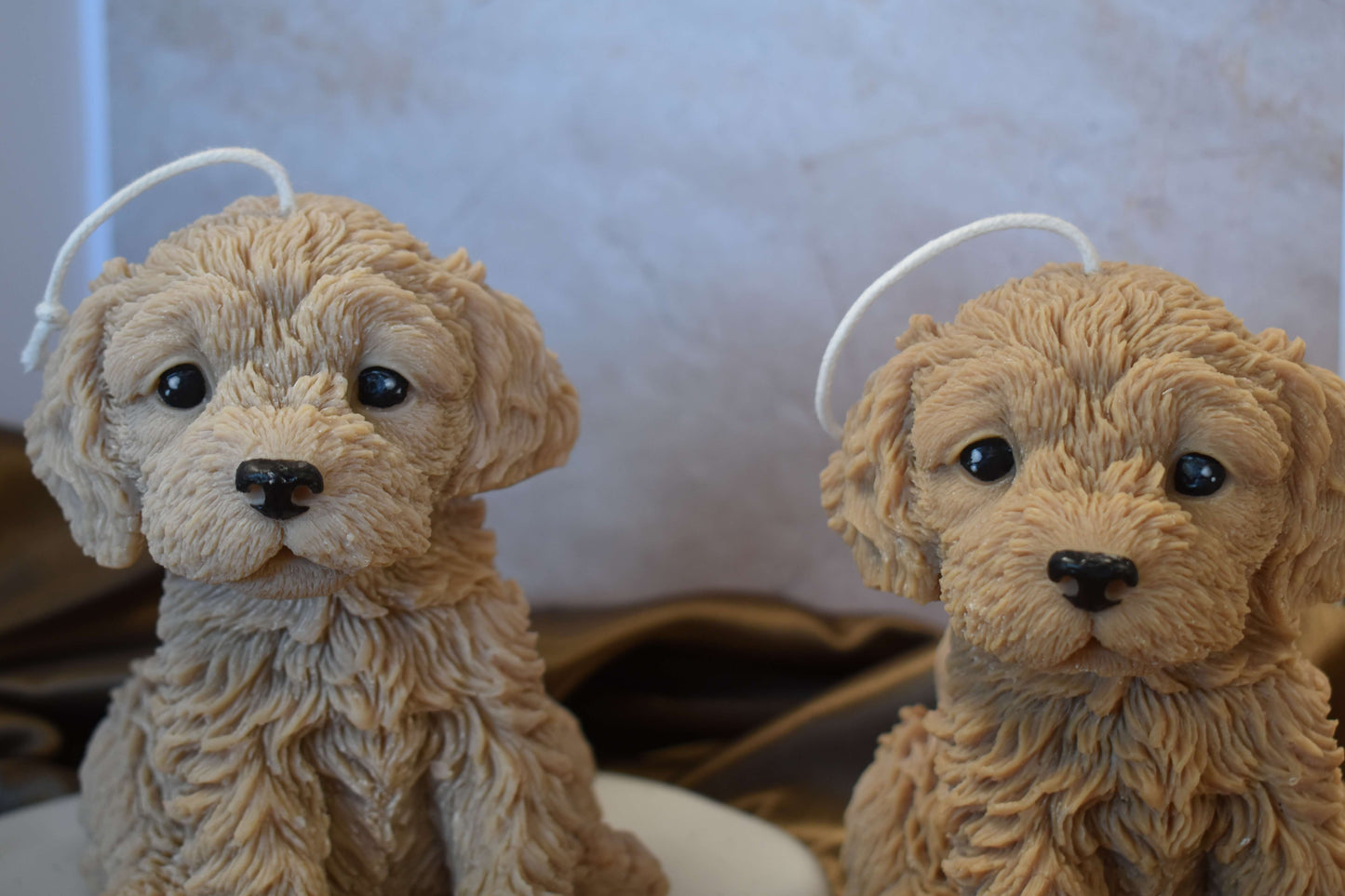 Rapeseed wax candle "Puppy Love XL" - Cockapoo