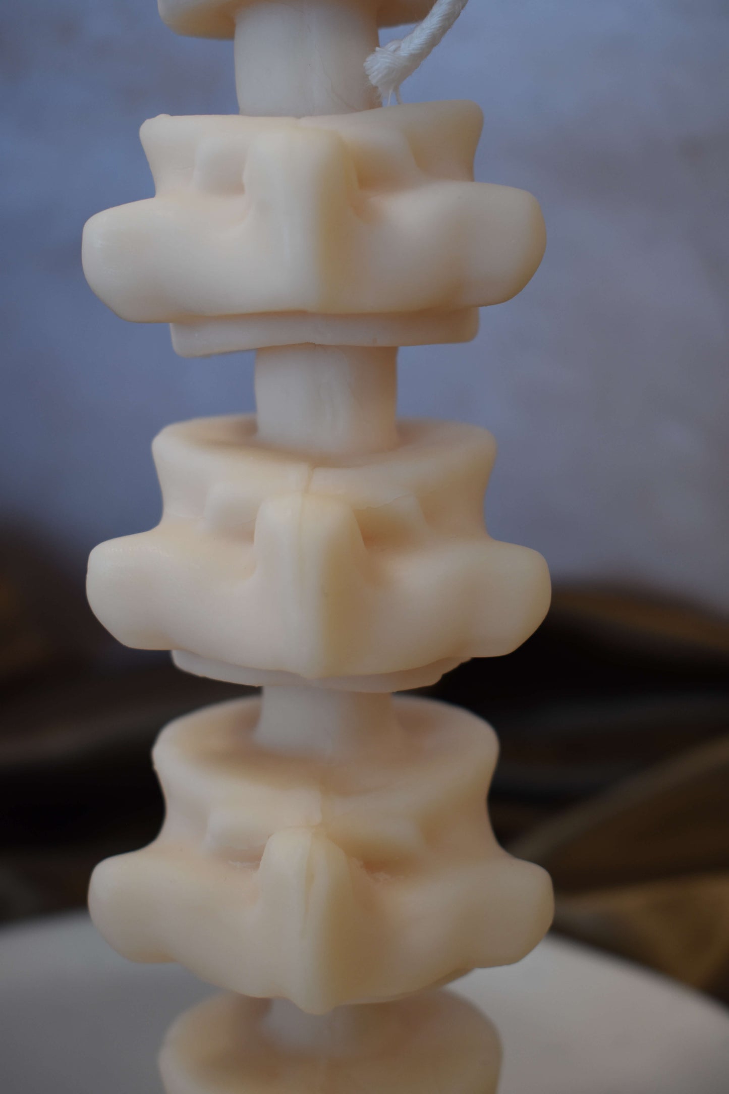 Rapswachskerze "Spine Art"