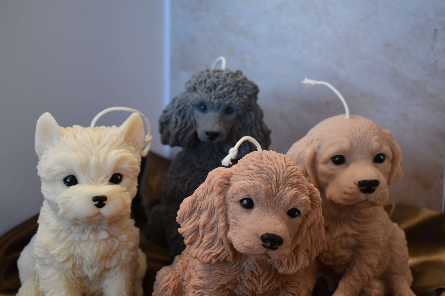 Rapeseed wax candle "Puppy Love XL" - Retriever