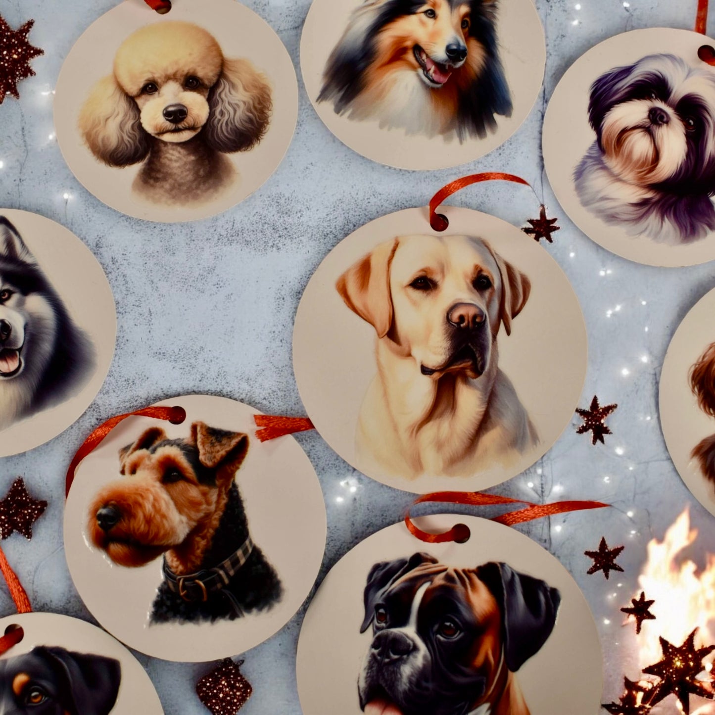 Baumschmuck - persönliche Weihnachtsdeko für Hundeliebhaber