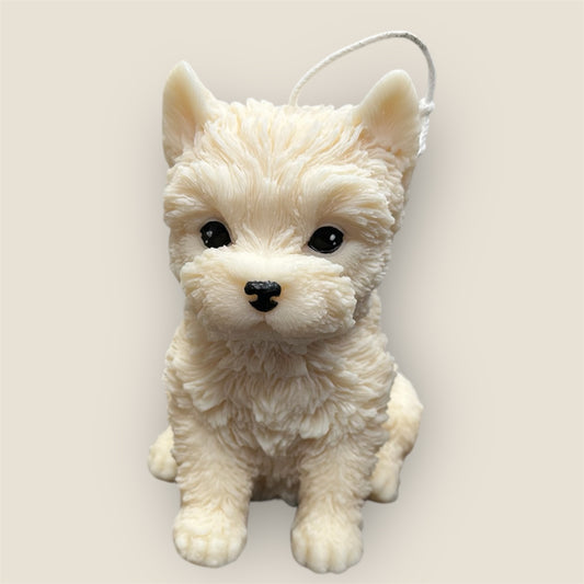 Rapswachskerze "Puppy Love XL" - Westie