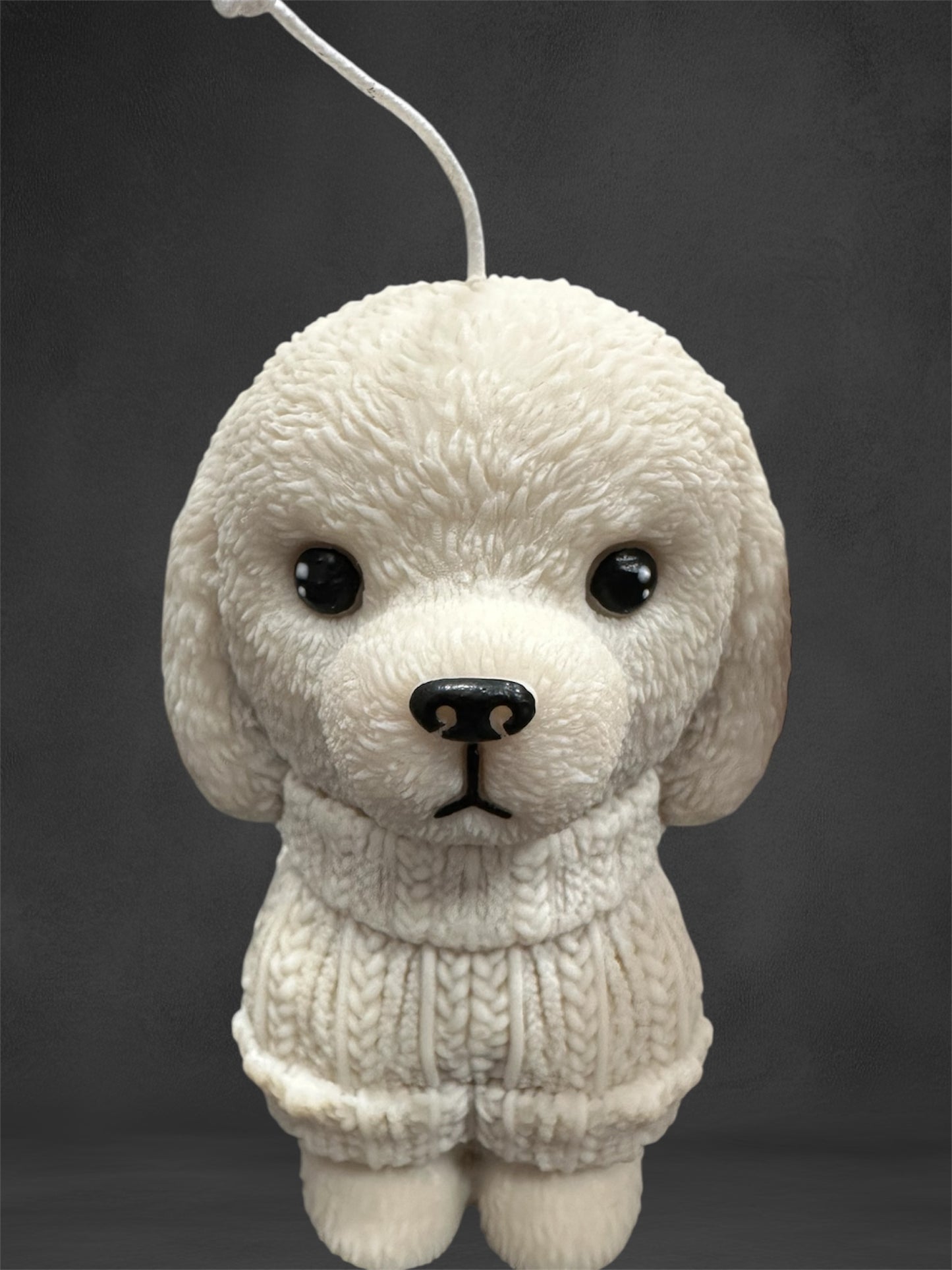 Rapswachskerze "Christmas Puppy XL"