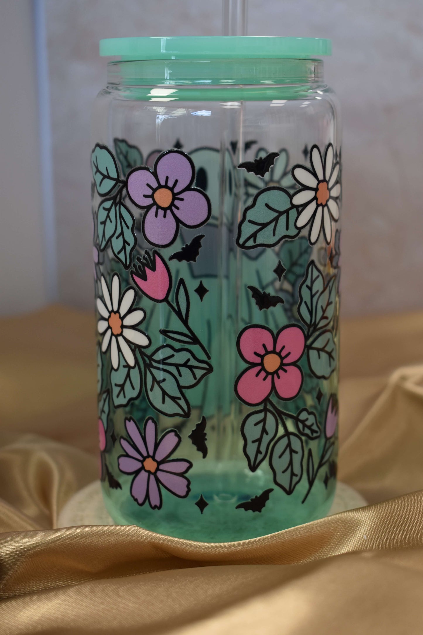 Ombré Trinkglas - "Cute but Creepy"