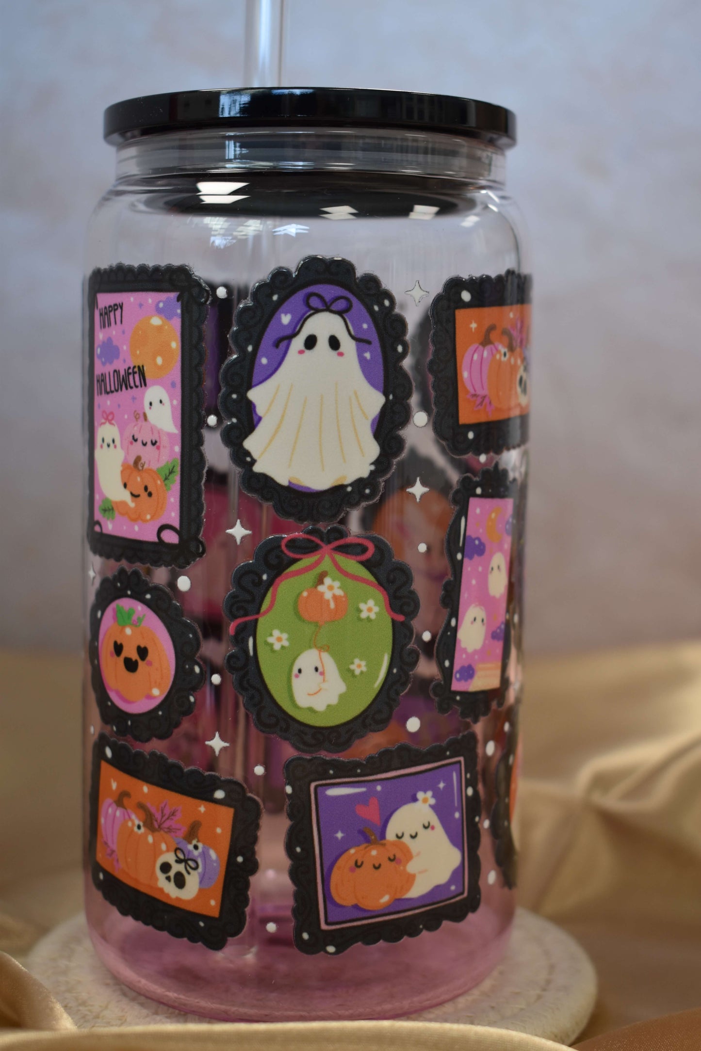 Ombré Trinkglas - "Haunted Frames"