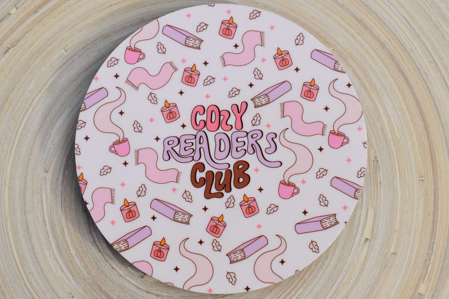 Untersetzer - Cozy Readers Club