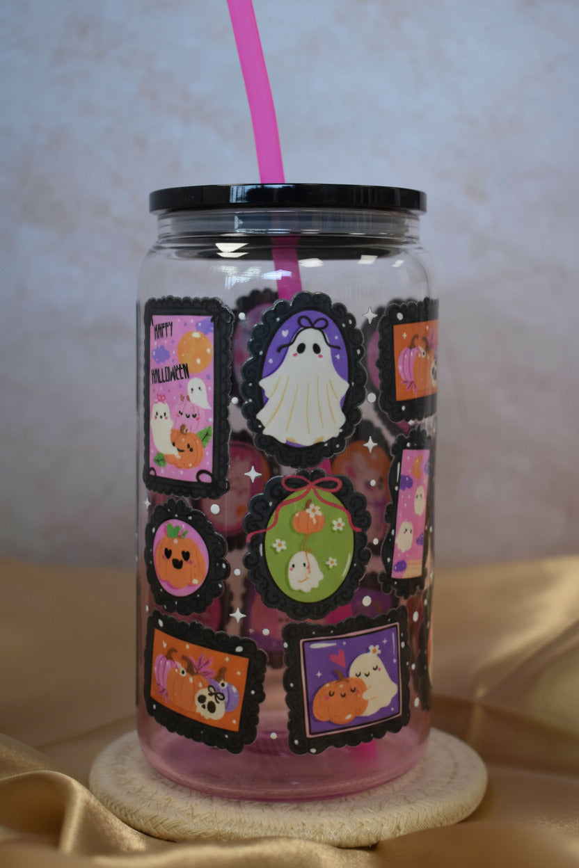 Ombré Trinkglas - "Haunted Frames"