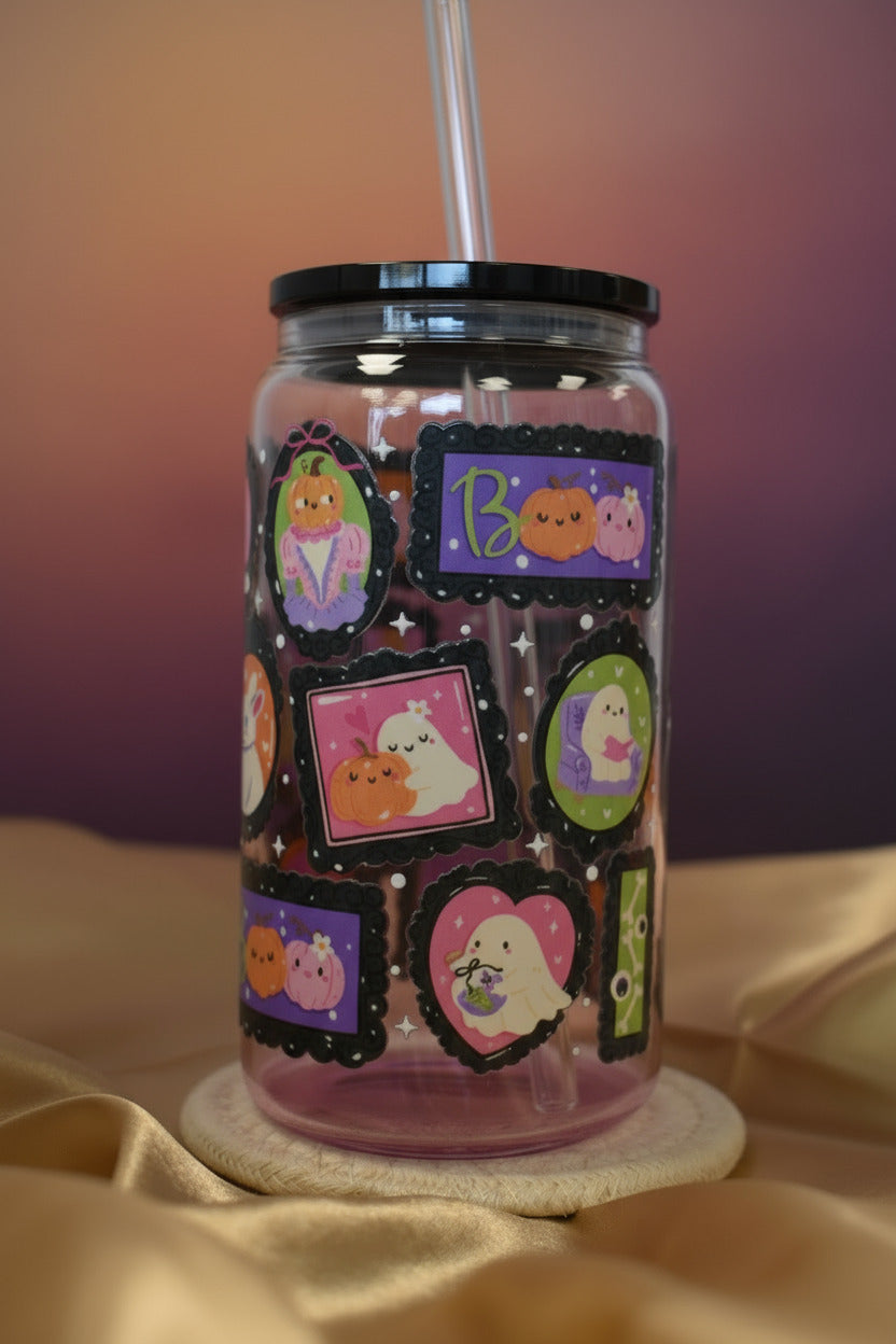 Ombré Trinkglas - "Haunted Frames"