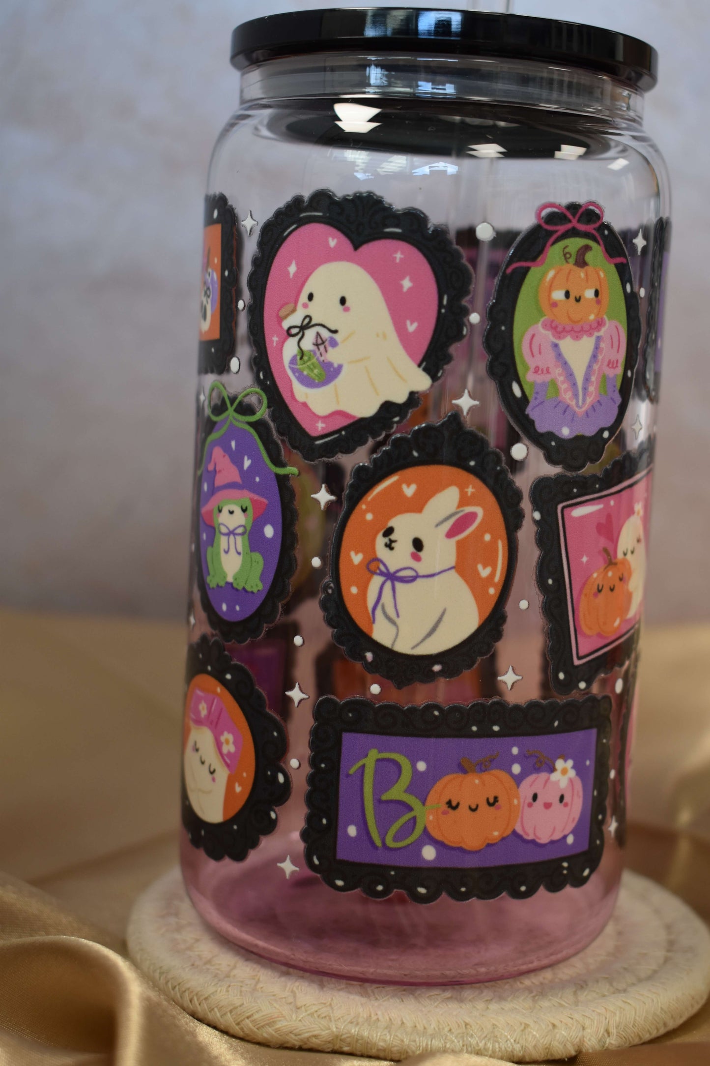 Ombré Trinkglas - "Haunted Frames"