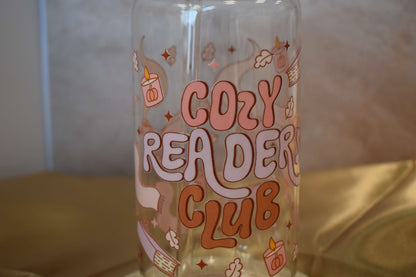 Trinkglas - "Cozy Readers Club"