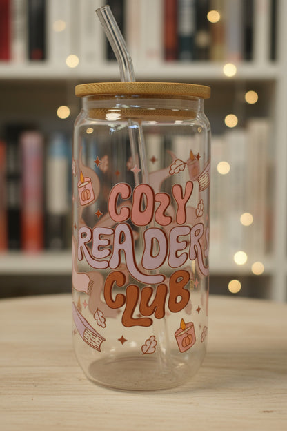 Trinkglas - "Cozy Readers Club"