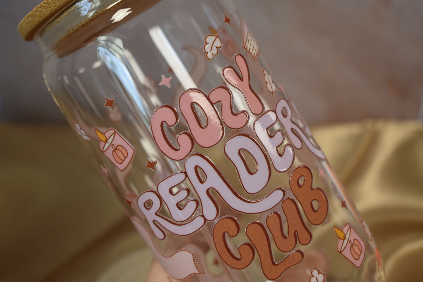 Trinkglas - "Cozy Readers Club"