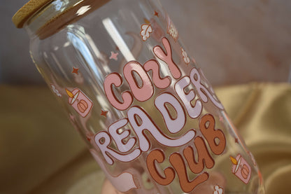 Trinkglas - "Cozy Readers Club"