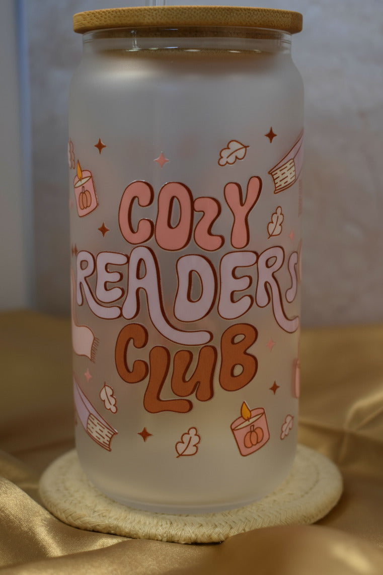 Trinkglas - "Cozy Readers Club"